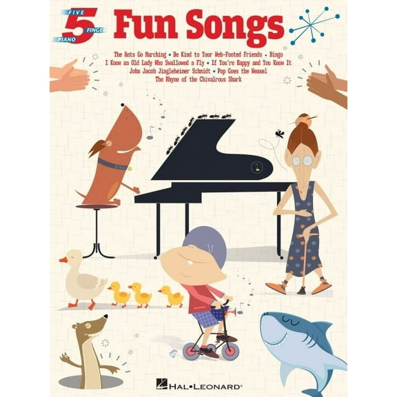 Fun Songs for Five-Finger Piano, (Paperback)