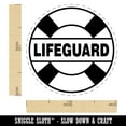 thumbnail image 2 of Lifeguard Lifesaver Buoy Self-Inking Rubber Stamp Ink Stamper - Orange Ink - Medium 1 Inch, 2 of 7