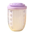 thumbnail image 2 of Vaso portátil de ensalada de frutas de doble capa con tenedor integrado, tapa sellada, diseño de drenaje y plástico apto para alimentos, de 15x10 cm para el almuerzo y uso para llevar., 2 of 6