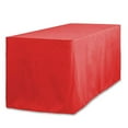 thumbnail image 2 of LinenTablecloth 6 ft. Fitted Polyester Tablecloth Red, 2 of 4