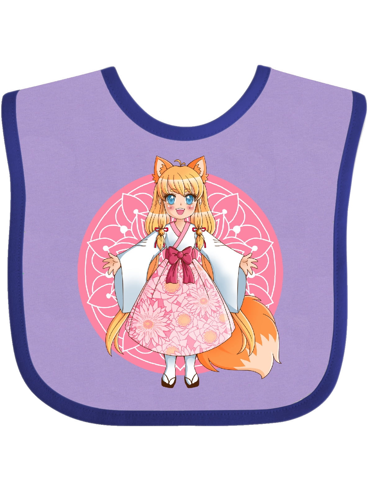 Fox Chibi Anime Girl Baby Bib - Walmart.com - Walmart.com