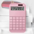 thumbnail image 4 of 12-Digit Desktop Calculator Dual Power LCD Home Dual Display for Home Office Pink, 4 of 7