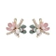 thumbnail image 1 of 1 par Moda Flower Ear Stud Temperamento Pendientes Mujeres Pendiente Oído Decoración, 1 of 6