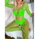 thumbnail image 1 of Lencería sexy, conjunto de una pieza de calcetines largos de red de pesca, conjunto de malla a cuadros de manga larga y tentación sexy, 1 of 6