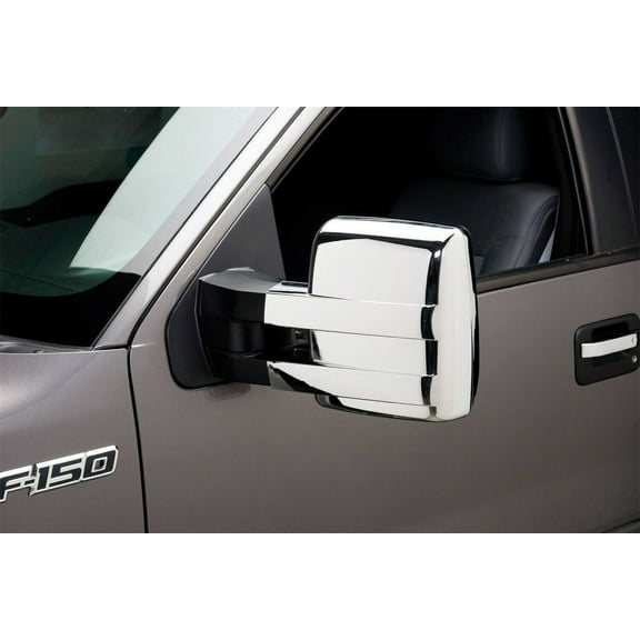 Putco 400522 Mirror Cover For Ford F-150, Chrome Fits select: 2009 FORD F150, 2013-2014 FORD F150 SUPER CAB
