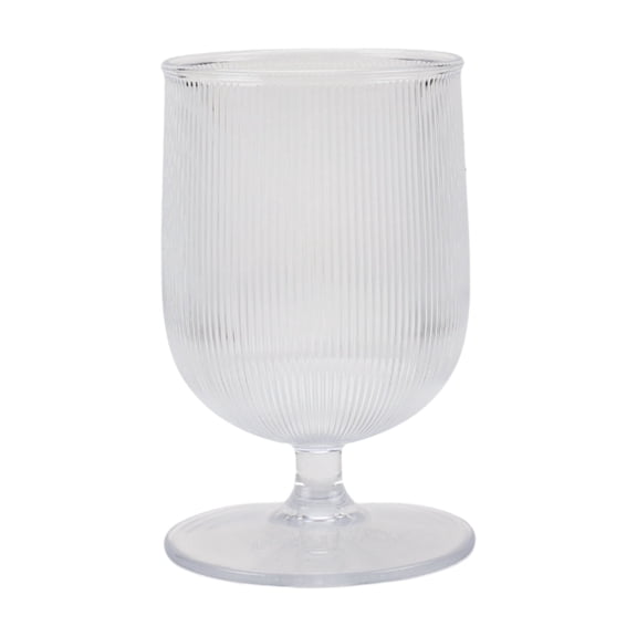 Better Homes and Gardens 12-Ounce Clear Tritan Ribbed Goblet