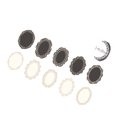 thumbnail image 3 of 10 Hojas De Pegatinas De Encaje Autoadhesivas, Pegatinas De álbum De Recortes Blancas Y Negras, Papel Adhesivo Decorativo Para Envolver(Jardín de encaje), 3 of 13