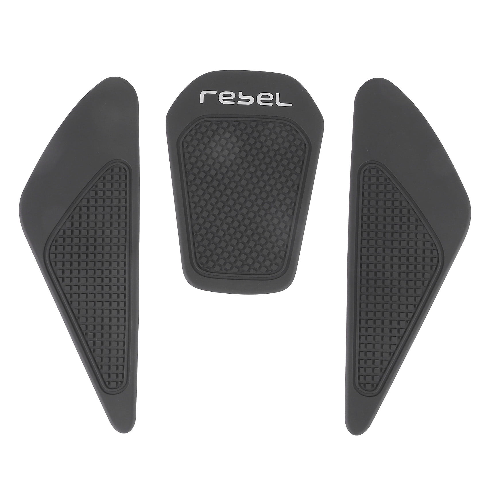 FRTUI Motorcycle Tank Rubber Sticker Protector Sheath Knee Tank Pad for REBEL500 REBEL300 REBEL CMX 500 CM500 CM300 