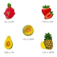 thumbnail image 4 of Wrapables 3D Resin Fridge Magnets, Food Simulation, Succulents, Famous Faces Refrigerator Magnets for Kitchen (Set of 5), Fruits, 4 of 7