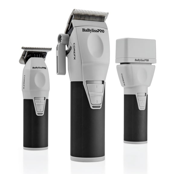 BaBylissPRO® Limited Edition COREFX Clipper, Trimmer & Double-Foil Shaver Prepack