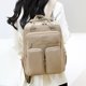 thumbnail image 4 of Mochila de viaje de nailon, impermeable, bolsa de momia, correa ajustable para el hombro (caqui) Ndcxsfigh Para Estrenar, 4 of 5