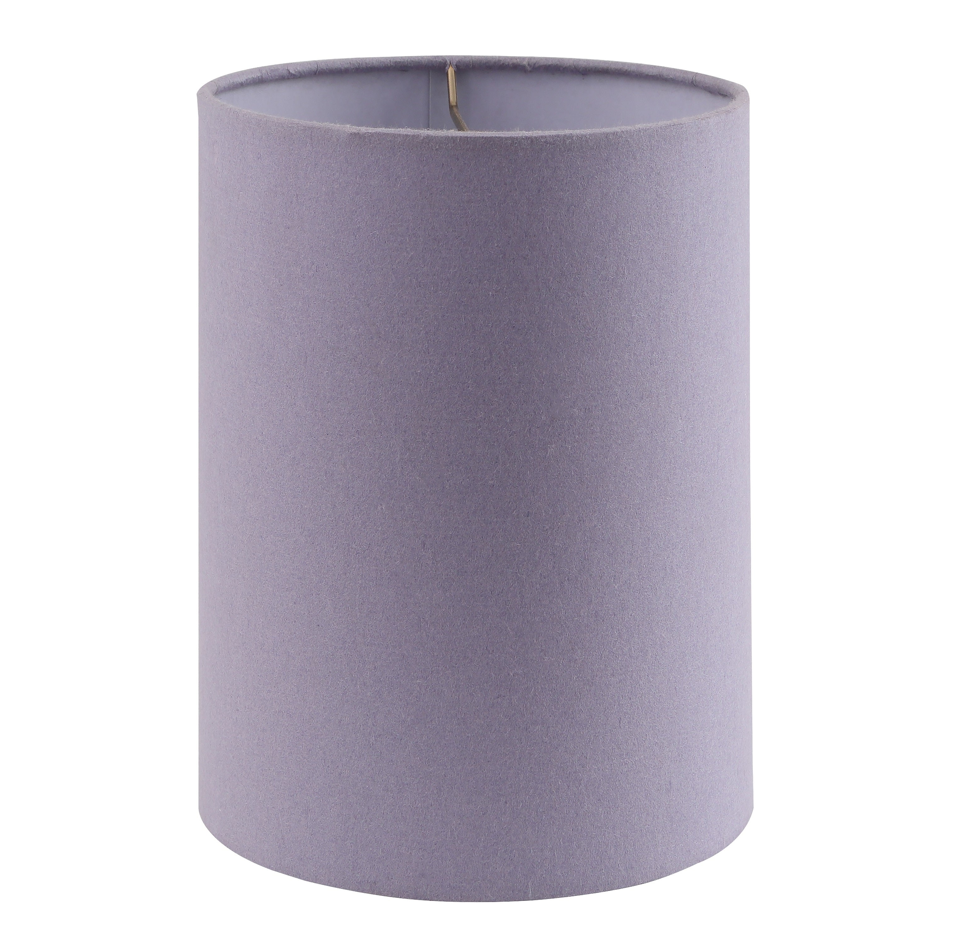 Aspen Creative 31288 Transitional Drum (Cylinder) Shape Spider Construction Lamp Shade in Purple, 8" wide (8" x 8" x 11")