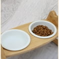thumbnail image 4 of Adjustable Height Bamboo Pet Feeder Stand Raised Food & Water Bowls for Cats and Dogs Ergonomic Feeding Station for Small to Medium Pets Anti-Slip & Easy Clean, 4 of 10