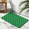 thumbnail image 3 of Soft, Absorbent Long Bathroom Mat | 20x32in Checkered Rug Runner | Non-Slip, Easy to Clean | Large Bath Mat for Bathroom Hallway, 3 of 5