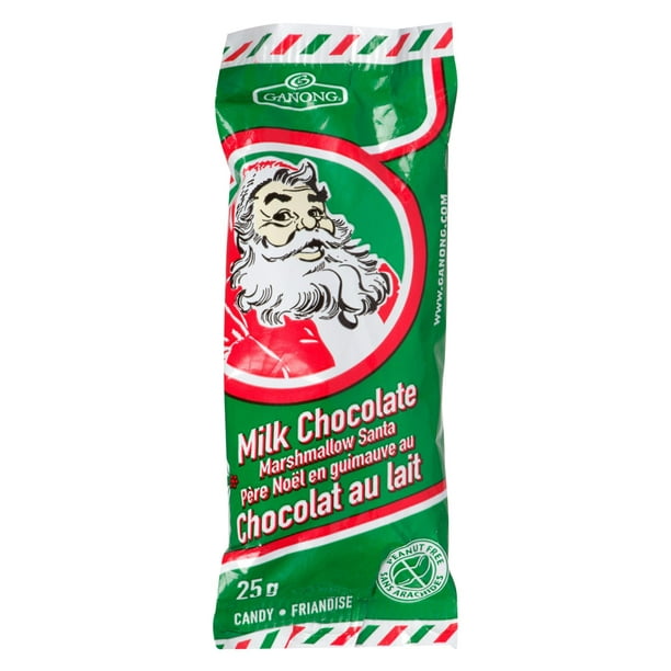 Père Noël au chocolat au lait sans sucre ajouté - Sujet de Noël
