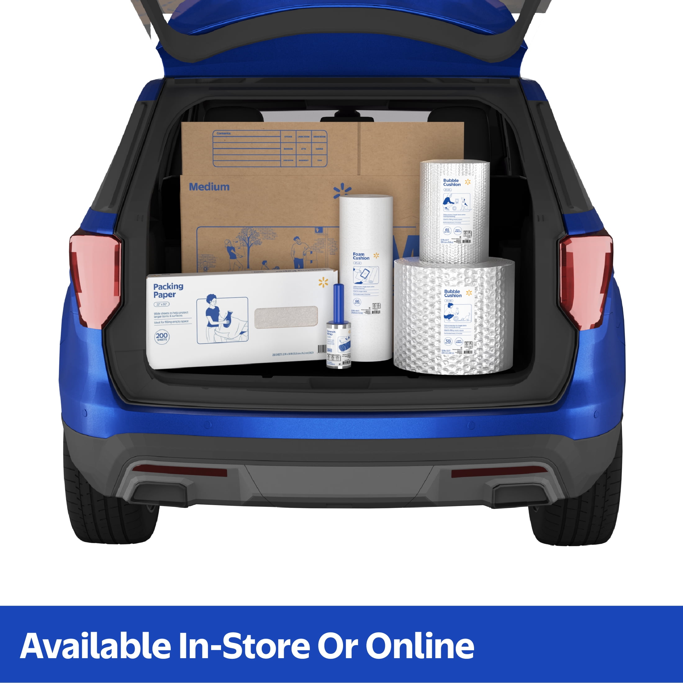 Walmart Unprinted Newsprint Packing Paper 22" x 30" 200 Sheets