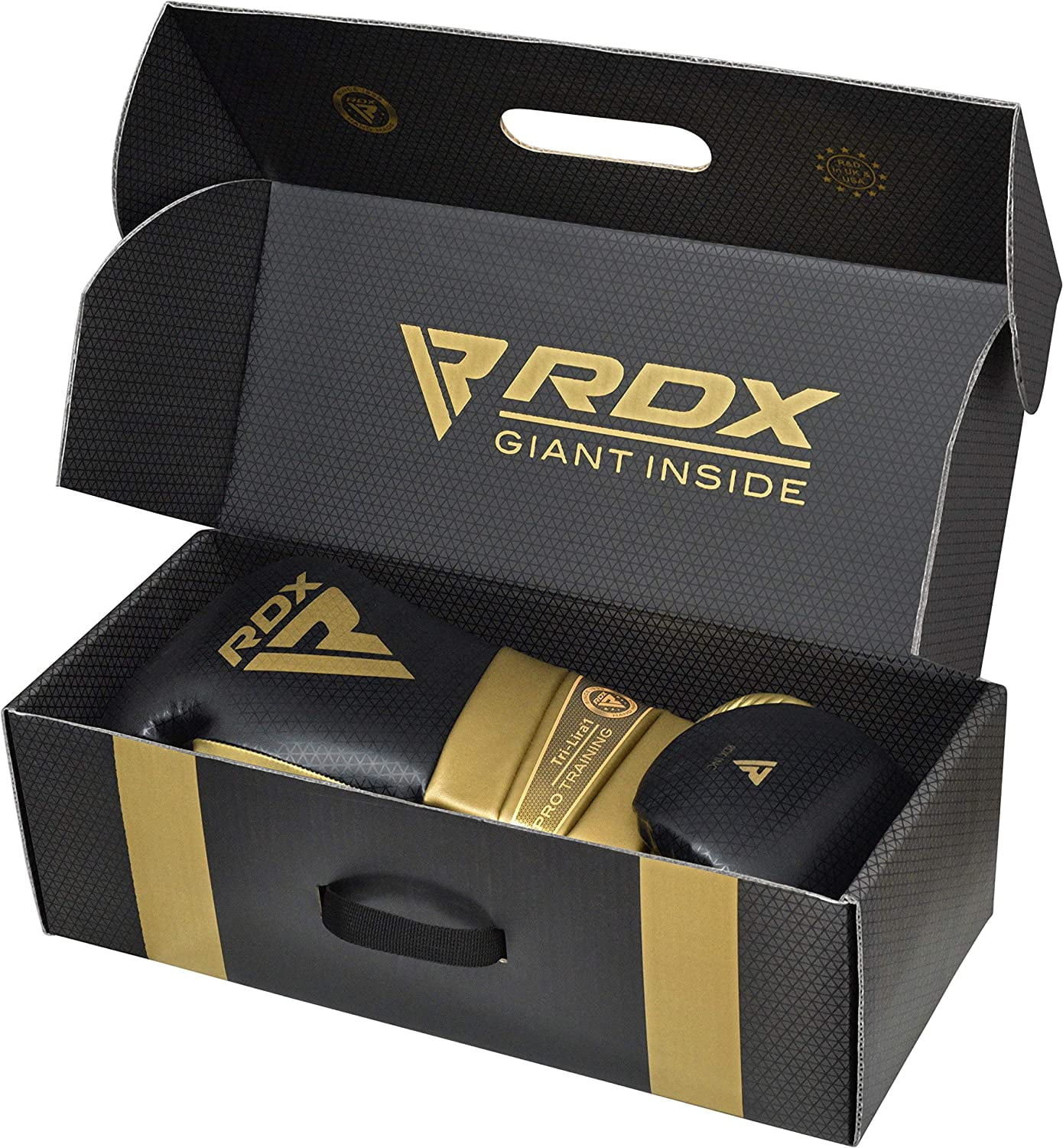 RDX Boxing Gloves for Training Muay Thai Mitts, Maya Hide Leather MARK PRO Glove for Sparring, Kickboxing, Fighting, Punch Bags, Focus Pads and Double End Ball Punching