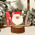 thumbnail image 1 of De Madera Navidad Color Creativo Papá Noel Muñeco De Nieve Carta Adornos De Mesa Para Fiestas De Navidad Inevent HA040072-01, 1 of 6