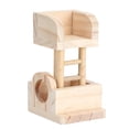 thumbnail image 1 of Without Paint Hamster Lookout Platform, Durable  Hamster Wood House, For Pet Hamster Platform, 1 of 8