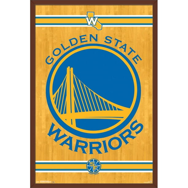Nba Golden State Warriors Logo Poster Walmart Com Walmart Com