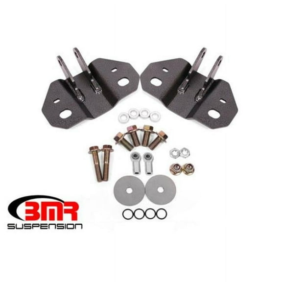 BMR Suspension 15-19 Ford Mustang Rear Upper Shock Mount- Hammertone Black