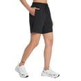 thumbnail image 1 of BALEAF Women's 7" Running Shorts Quick Dry Athletic Long Workout Shorts Unlined Black S, 1 of 8