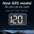 thumbnail image 4 of Heads-Up Display Digital Speedometer GPS MPH Speedometer for Car Trucks Plug and Play Large Screen High-definition Display, 4 of 4