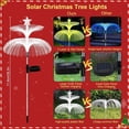thumbnail image 6 of Solar Garden Lights, 4 Pack Solar Star Jellyfish Lights 7 Color Changing Fiber Optic Light Gardening Gifts for Mom Grandma Women, Flower Light for Outdoor Yard Garden Decor, 6 of 9