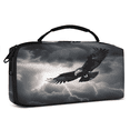 thumbnail image 2 of Herdesigns Eagles Carry Case Compatible with Nintendo Switch 2, with 20 Game Card Slots, Black Birds Portable Travel Carrying Case Pouch for Accessories & Games, 2 of 8