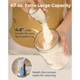 thumbnail image 2 of Sourdough Starter Jar Kit - 47 oz Large Wide Mouth Bread Starter Jar with Feeding Tracking Band, Silicone Spatula, Sourdough Bread Baking Supplies, 2 of 7