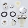 thumbnail image 2 of TOWED22 Household Stainless Steel Durable Material Downcomer Balcony Laundry Pool Mop Sink Sink Accessories,Silver, 2 of 5