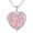 02-05-Father Daughter Locket-Simulated Pink Opal, variant on Father Mother Daughter Locket Necklace S925 Sterling Silver Oxidized Abalone Shell Daughter Gifts from Dad Mom I Love You Forever Daughter Locket Jewelry Gift