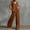 Style1-Brown womens outfits, variant on Maqroz Trendy Outfits for Women 2026 2 Piece Sleeveless V Neck Vertical Striped Top and Pants Set with Pockets Loose Fit Casual Outfit Vacation Travel 2026 Black XL