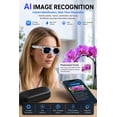 thumbnail image 2 of CHIBBS AI Smart Glasses with 3 set of Interchangeable Lens, 2GB Ram, Hands Free 1080 Video Real time Translation & Image Recognition- Creme White, 2 of 8