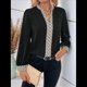 thumbnail image 5 of Blusa de Larga con Cuello en V para Mujer, Camisa Informal de Trabajo y Negocios Negro XXL, 5 of 9