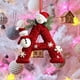 thumbnail image 5 of Decoraciones Del Árbol de Navidad Decoración Del Árbol de Navidad de 26 Letras Colgante Ornamentos Del Árbol de Navidad Ornamentos de Navidad Personalizados Decoración de Navidad Decoración Colgante D, 5 of 6