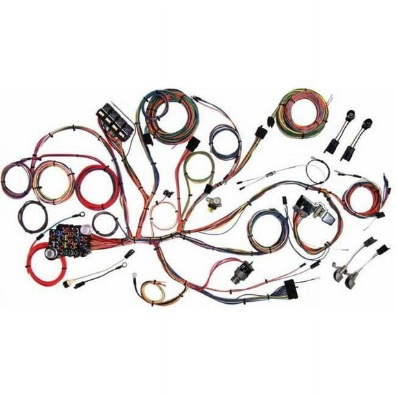 American Autowire 510125 64-66 in. Mustang Wiring Harness System