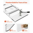 thumbnail image 6 of VEVOR Cat Door for Window, Adjustable to Fit Window Width 27"-32", 4 Secure Lock Modes, Aluminum Frame and High-Transparency Glass, Magnetic Closure, Weatherproof Quick-Fit Pet Door for Cats, White, 6 of 9