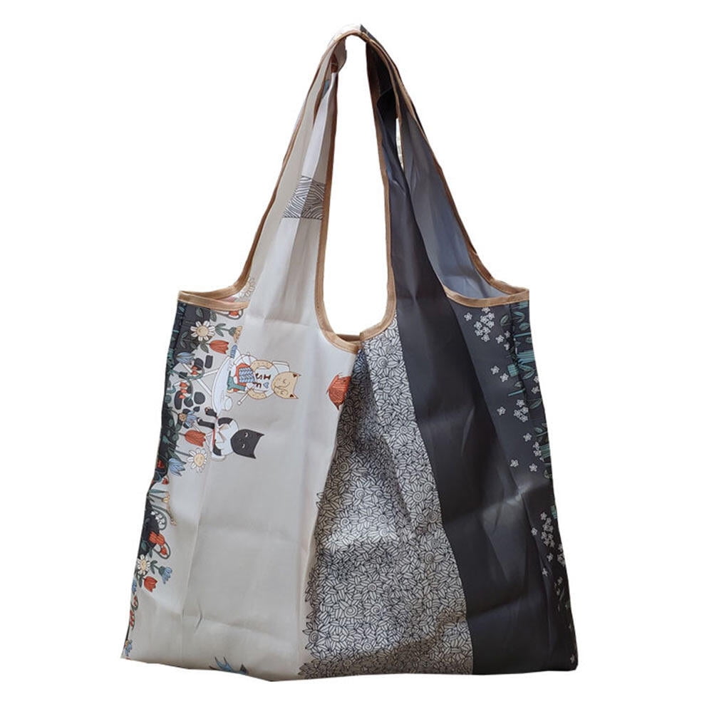 Reusable Foldable Shopping Bags Large Heavy Duty Washable Shopping Bags