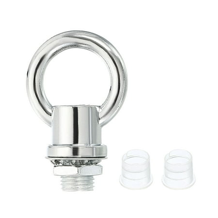 

Uxcell M10 Thread Lifting Eye Nut Female Loop Holder Hook Ring 15kg Load 18mm Silver Tone