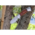 thumbnail image 4 of Mossy Oak 3-Pack Hunting Knives, Leather Wrapped with Sheath, 5" Stainless Steel Blade Length, 4 of 11