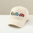 thumbnail image 6 of CAUYDY Childrens Baseball Cap 5T 6T 7T 8T Boys And Girls Three Little Car Embroidered Baseball Cap Cartoon Childrens Hat (Sizes 3-8 Years,B1-Khaki), 6 of 7