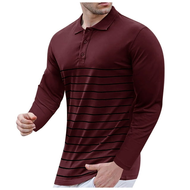 FhsagQ Chemises pour Hommes Chemises pour Hommes Coton Extensible Comfortsoft Chemise à Rayures Imprimée à Manches Longues pour Homme Européenne et Décontractée Coupe Ample Tendance d'Affaires Haut Chemises pour Hommes Hauts Super Ajusté Rouge TTG