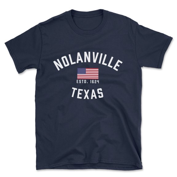 Nolanville Texas Patriot Men's Cotton T-Shirt
