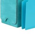 thumbnail image 1 of Leather Deck Case 100+ Sleeved Cards for Case Trading Card Business Cards Light Blue, 1 of 6