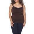 thumbnail image 2 of Women's Plus Size Lace Trim Tank Top, 2 of 2