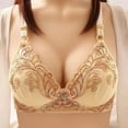thumbnail image 3 of Aayomet Bralettes for Women With Support Fashion Embroidered Adjustable Bra (A, 38/85), 3 of 3