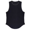 thumbnail image 5 of Mens T-Shirts Autumn Winter Solid Color Round Neck Sleeveless Loose Vest Sports Running Basketball Tops T Shirts Activewear, 5 of 5
