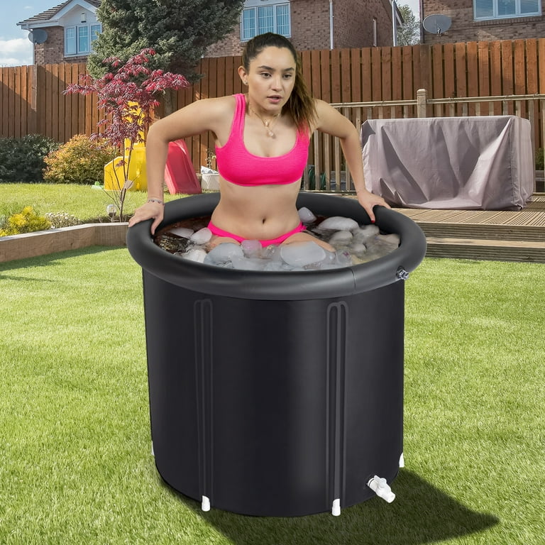 Bain De Glace 420L 85 X 75 Cm Récupération Musculaire Sportif Bain Froid Portable Boost Le Système Immunitaire Ice Bath | Leroy Merlin