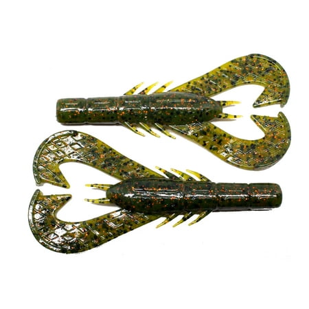 UPC: 0842424109347 | Googan Baits Krackin  Craw  Watermelon Red Flake 7 Pack